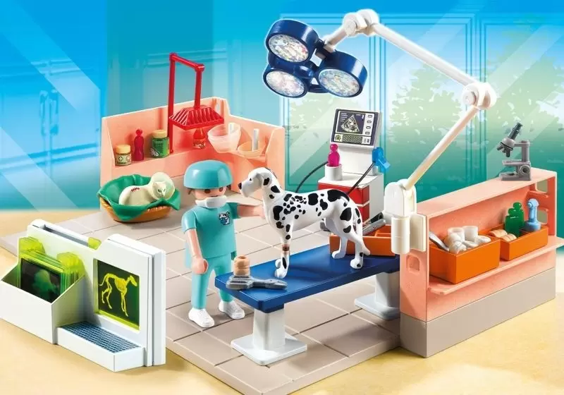 Playmobil Hôpital & Sauveteurs - Chirurgien Vétérinaire