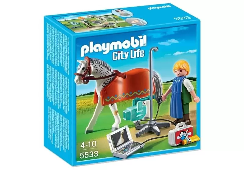 Playmobil Horse Riding - Röntgentierarzt mit Appaloosa