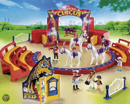 Playmobil Circus - Grande scène de cirque avec éclairage LED