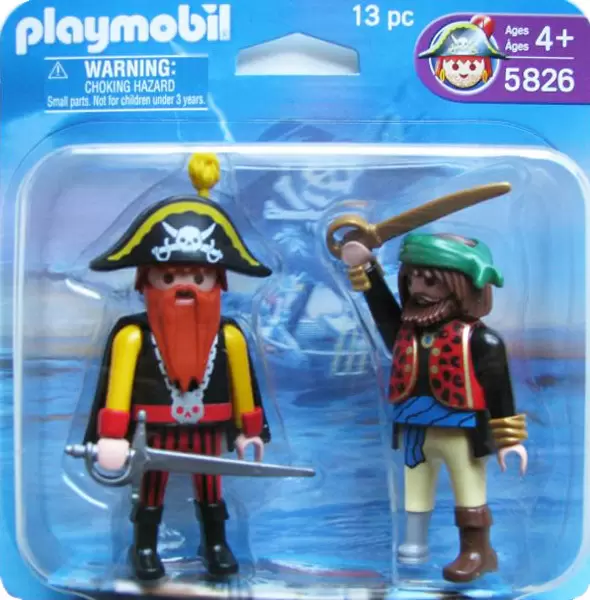 Pirate Playmobil - 2 pirates blister