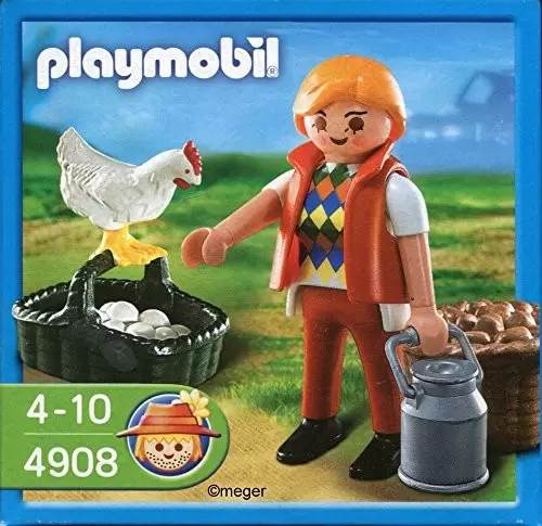 Playmobil Farmers - Farmer and Chicken