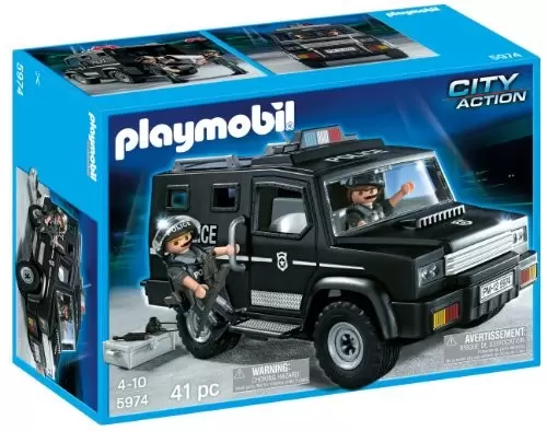 Playmobil Policier - Fourgon De Police