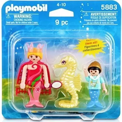Playmobil Monde sous-marin - Duo Sirène et enfant