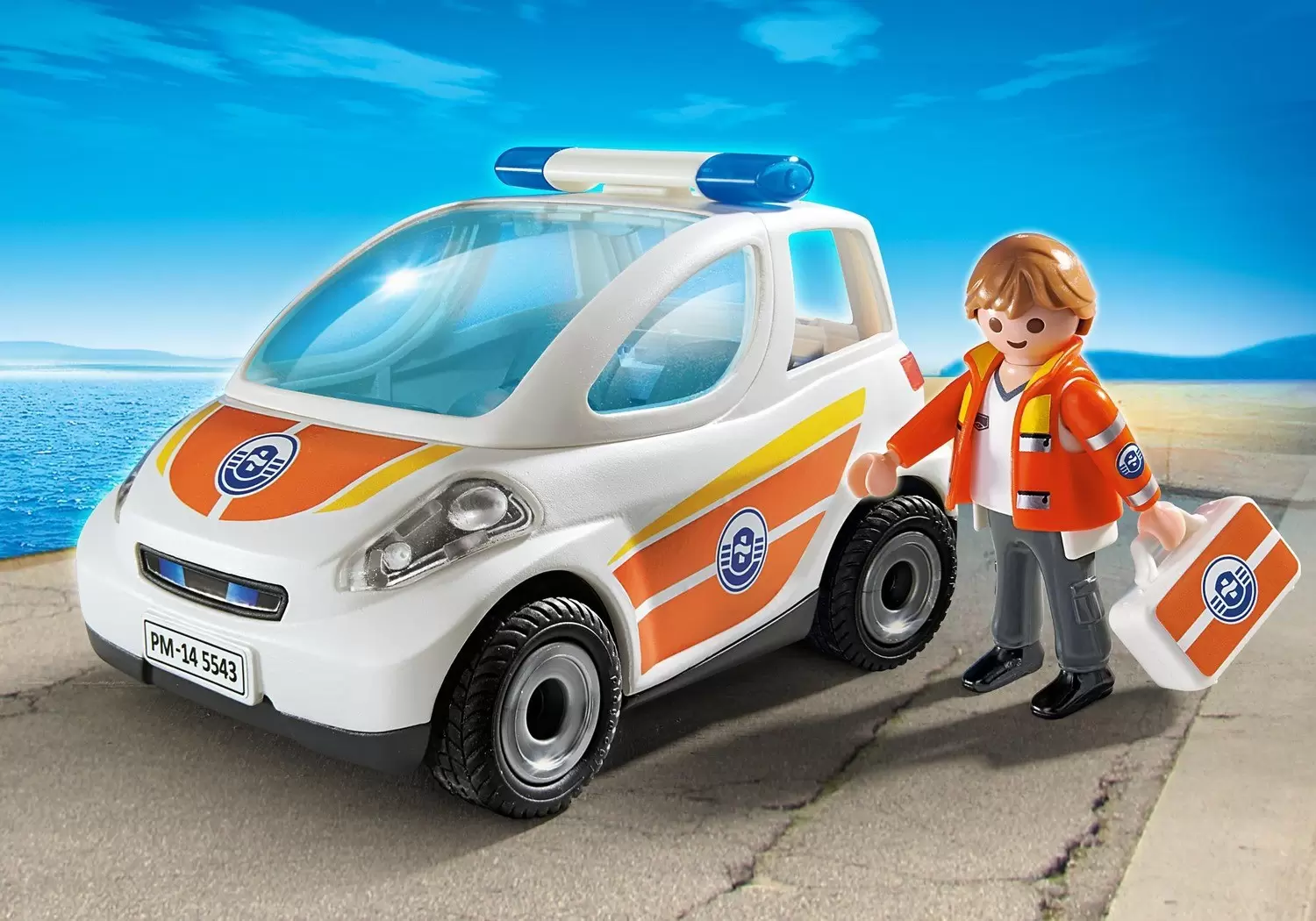 Playmobil Hôpital & Sauveteurs - Urgentiste avec voiture