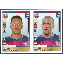 Adriano - Dani Alves - FC Barcelona