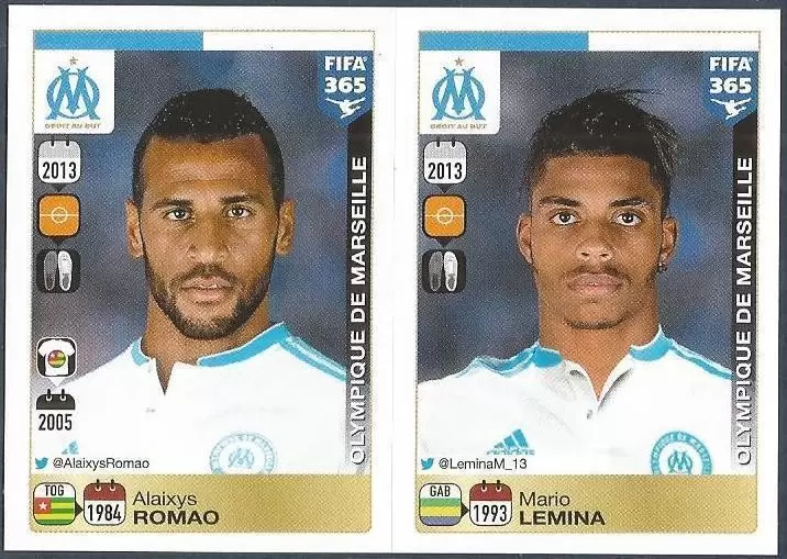 Fifa 365 2016 - Alaixys Romao - Mario Lemina - Olympique de Marseille