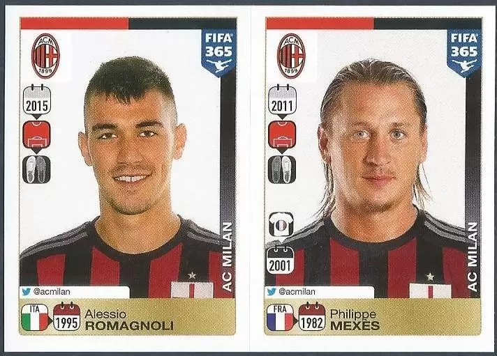 Fifa 365 2016 - Alessio Romagnoli - Philippe Mexès - AC Milan