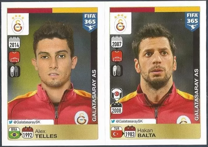 Fifa 365 2016 - Alex Telles - Hakan Balta - Galatasaray AS