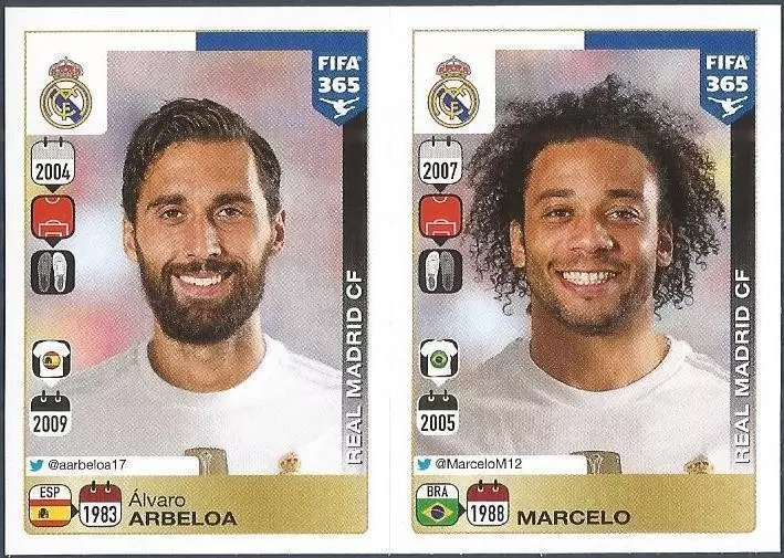 Fifa 365 2016 - Álvaro Arbeloa - Marcelo - Real Madrid CF