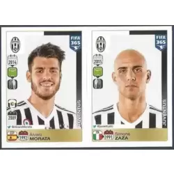 Álvaro Morata - Simone Zaza - Juventus