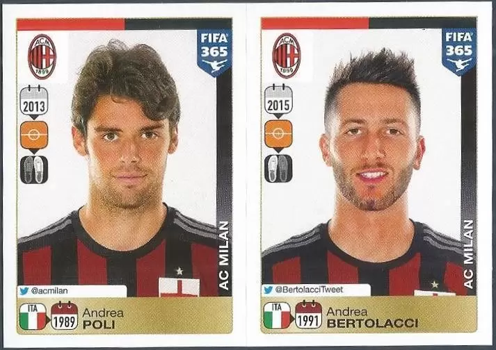 Fifa 365 2016 - Andrea Poli - Andrea Bertolacci - AC Milan