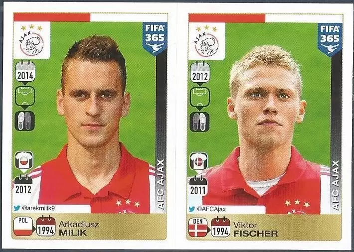 Fifa 365 2016 - Arkadiusz Milik - Viktor Fischer - AFC Ajax