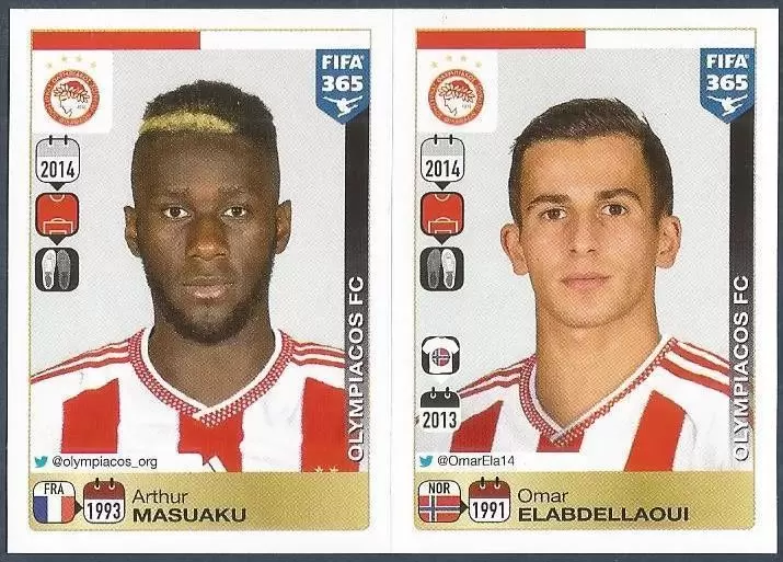 Fifa 365 2016 - Arthur Masuaku - Omar Elabdellaoui - Olympiacos FC