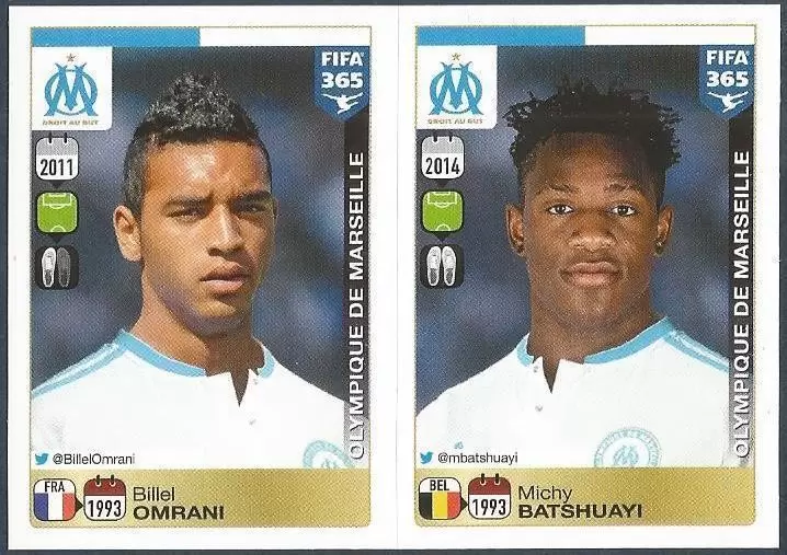 Fifa 365 2016 - Billel Omrani - Michy Batshuayi - Olympique de Marseille
