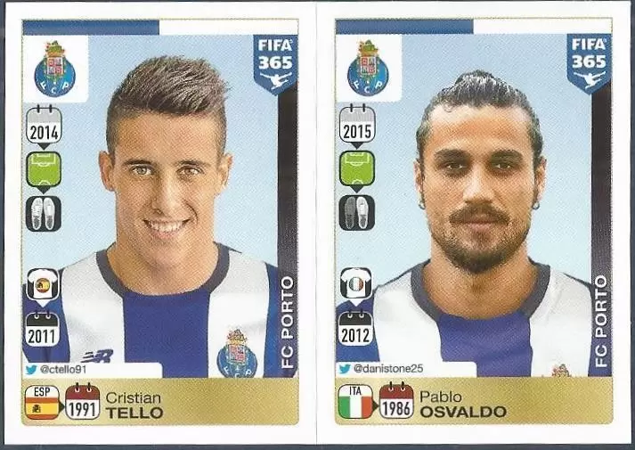 Fifa 365 2016 - Cristian Tello - Pablo Osvaldo - FC Porto