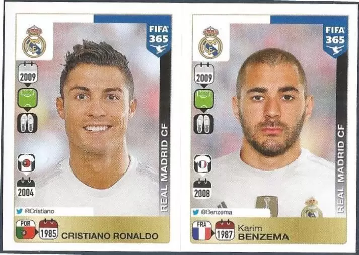 Fifa 365 2016 - Cristiano Ronaldo - Karim Benzema - Real Madrid CF