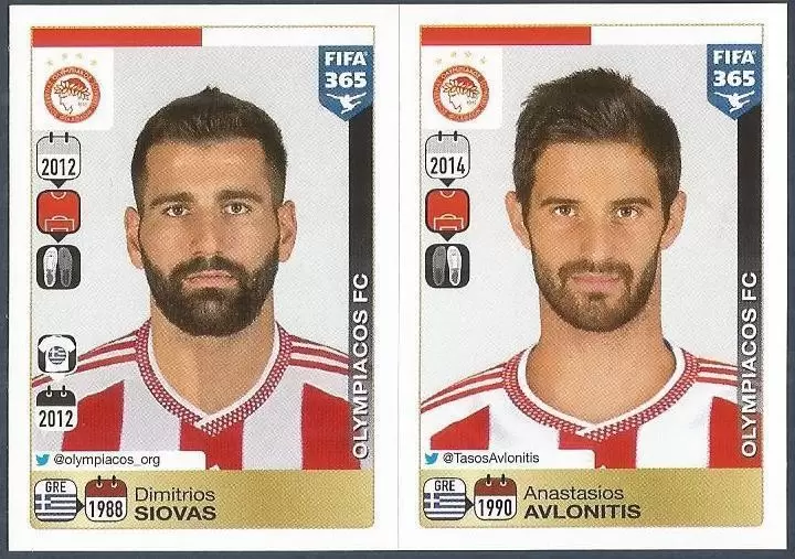 Fifa 365 2016 - Dimitrios Siovas - Anastasios Avlonitis - Olympiacos FC
