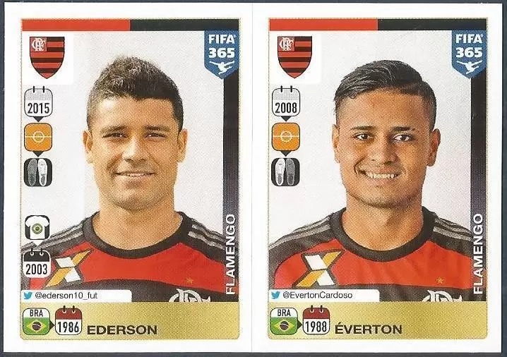 Fifa 365 2016 - Ederson - Éverton - Flamengo