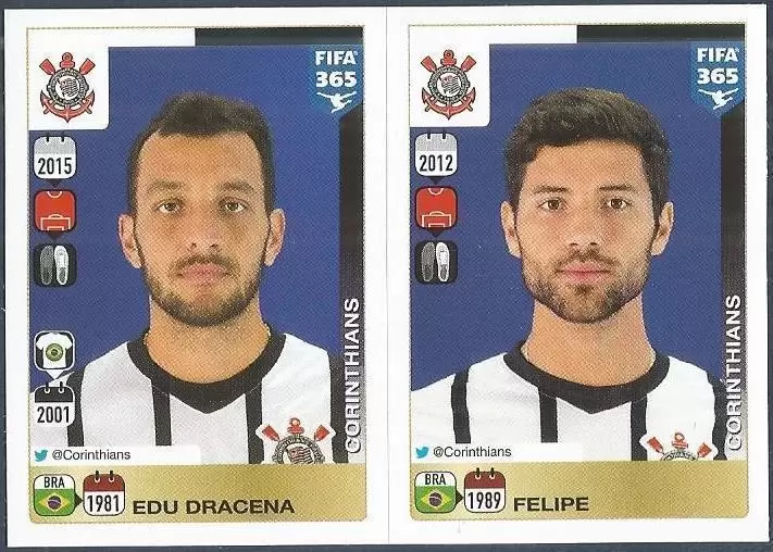 Fifa 365 2016 - Edu Dracena - Felipe - Corinthians