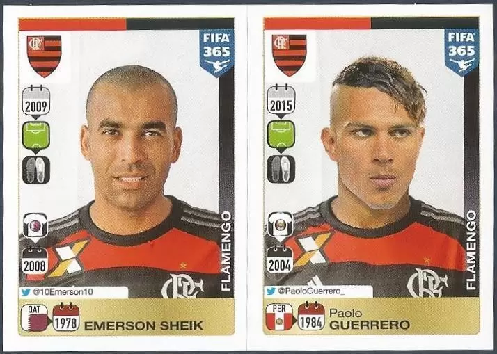 Fifa 365 2016 - Emerson Sheik - Paolo Guerrero - Flamengo
