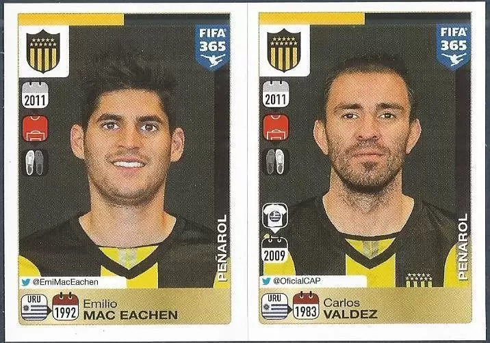 Fifa 365 2016 - Emilio Mac Eachen - Carlos Valdez - Peñarol