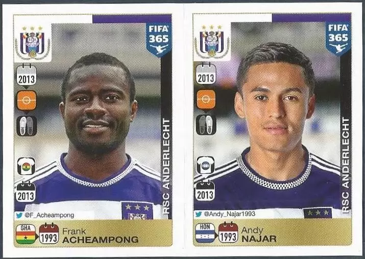 Fifa 365 2016 - Frank Acheampong - Andy Najar - RSC Anderlecht