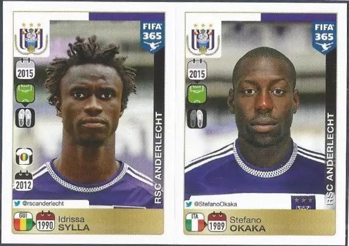 Fifa 365 2016 - Idrissa Sylla - Stefano Okaka - RSC Anderlecht