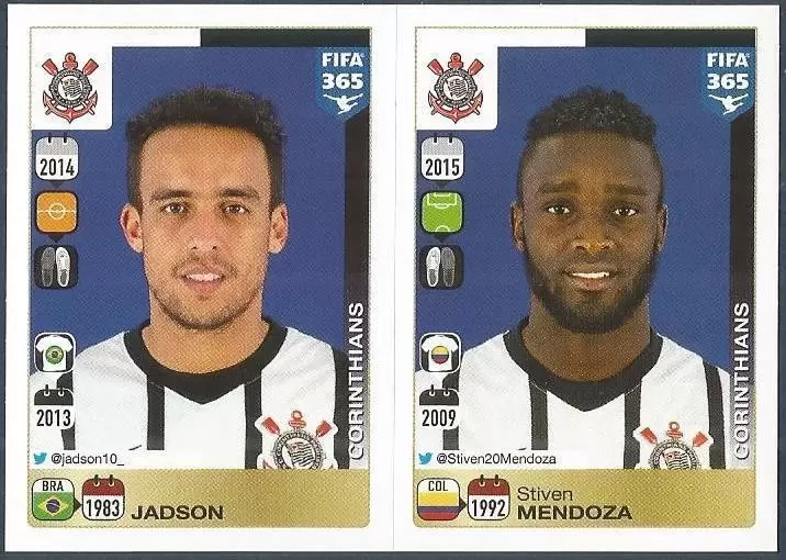 Fifa 365 2016 - Jadson - Stiven Mendoza - Corinthians