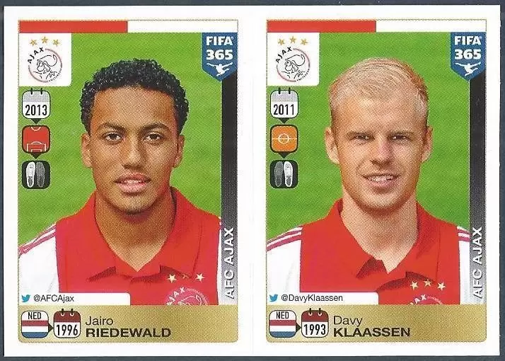 Fifa 365 2016 - Jairo Riedewald - Davy Klaassen - AFC Ajax