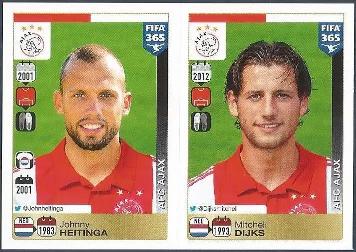 Fifa 365 2016 - Johnny Heitinga - Mitchell Dijks - AFC Ajax