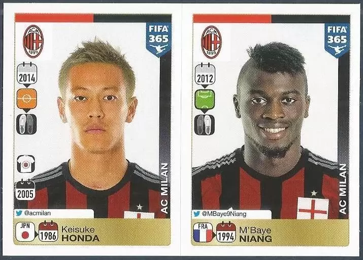 Fifa 365 2016 - Keisuke Honda - M\'Baye Niang - AC Milan