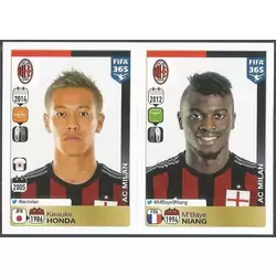 Checklist AC Milan - Panini Football Sticker Albums