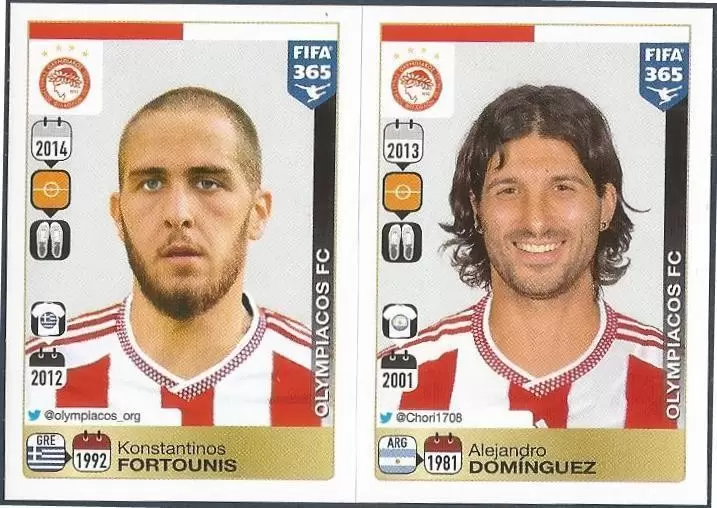 Fifa 365 2016 - Konstantinos Fortounis - Alejandro Domínguez - Olympiacos FC