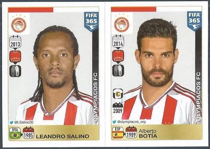 Fifa 365 2016 - Leandro Salino - Alberto Botía - Olympiacos FC