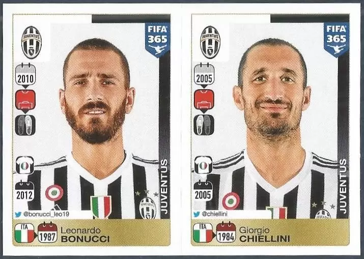 Fifa 365 2016 - Leonardo Bonucci - Giorgio Chiellini - Juventus