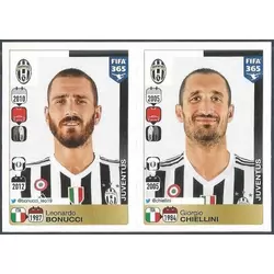 Leonardo Bonucci - Giorgio Chiellini - Juventus