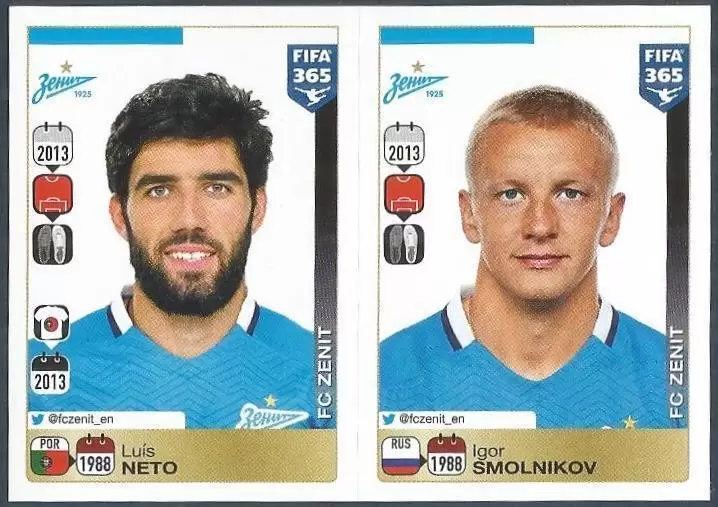 Fifa 365 2016 - Luís Neto - Igor Smolnikov - FC Zenit