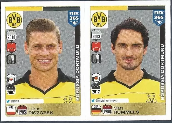 Fifa 365 2016 - Lukasz Piszczek - Mats Hummels - Borussia Dortmund