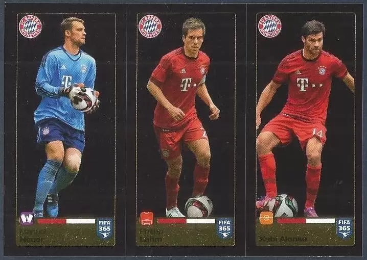 Fifa 365 2016 - Manuel Neuer - Philipp Lahm - Xabi Alonso - FC Bayern München