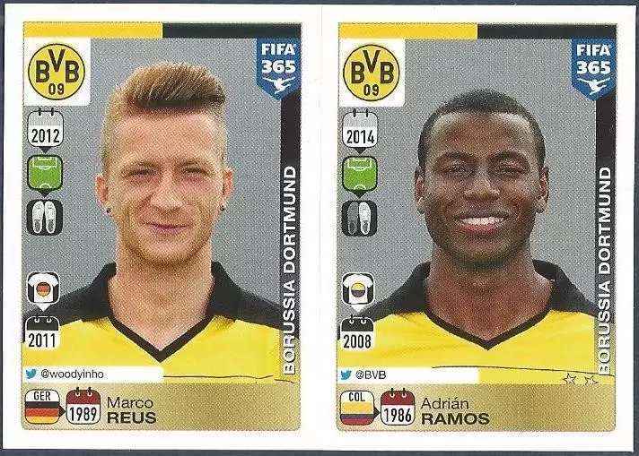 Fifa 365 2016 - Marco Reus - Adrián Ramos - Borussia Dortmund