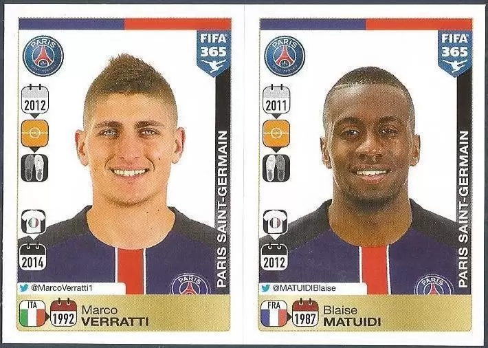 Fifa 365 2016 - Marco Verratti - Blaise Matuidi - Paris Saint-Germain