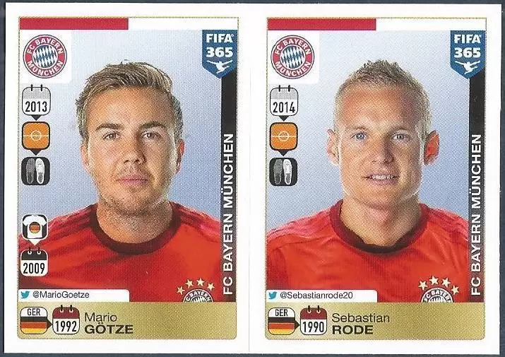 Fifa 365 2016 - Mario Götze - Sebastian Rode - FC Bayern München