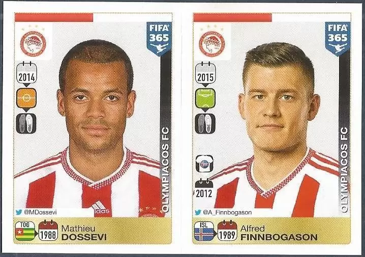 Fifa 365 2016 - Mathieu Dossevi - Alfred Finnbogason - Olympiacos FC