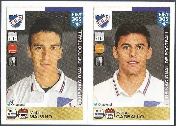 Fifa 365 2016 - Matías Malvino - Felipe Carballo - Club Nacional de Football