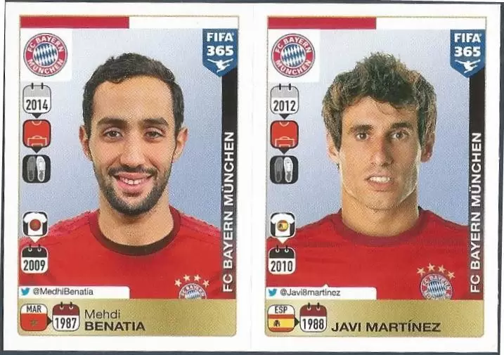 Fifa 365 2016 - Mehdi Benatia - Javi Martínez - FC Bayern München