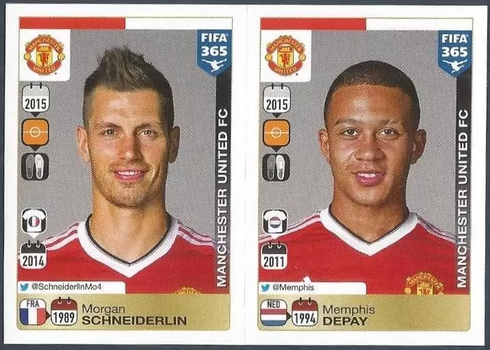 Fifa 365 2016 - Morgan Schneiderlin - Memphis Depay - Manchester United FC
