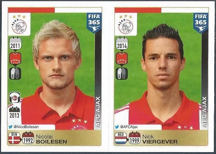 Fifa 365 2016 - Nicolai Boilesen - Nick Viergever - AFC Ajax