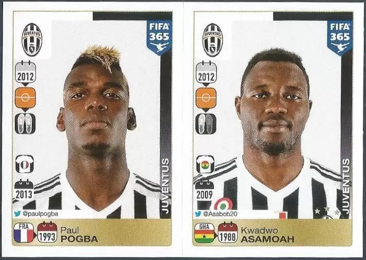 Fifa 365 2016 - Paul Pogba - Kwadwo Asamoah - Juventus