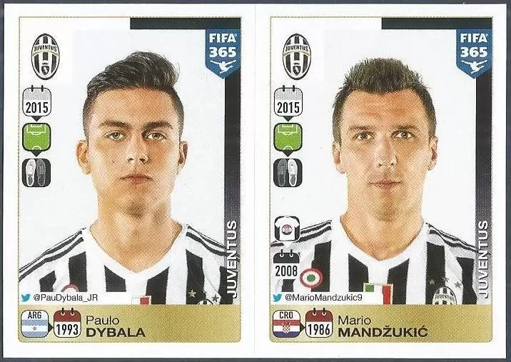 Fifa 365 2016 - Paulo Dybala - Mario Mandžukić - Juventus