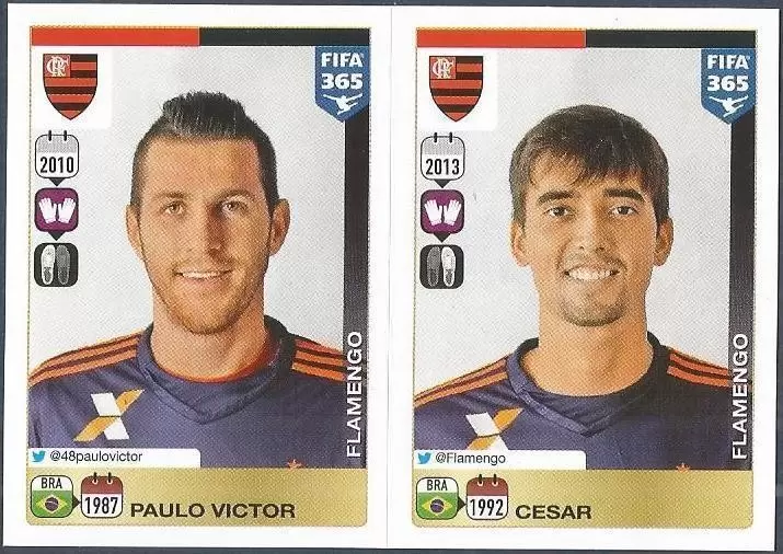 Fifa 365 2016 - Paulo Victor - Cesar - Flamengo